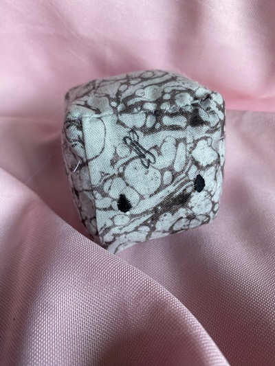 Grey Jellycube Cat Toy