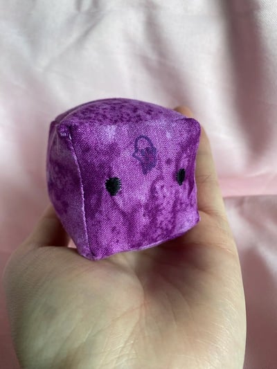 Purple Jellycube Cat Toy