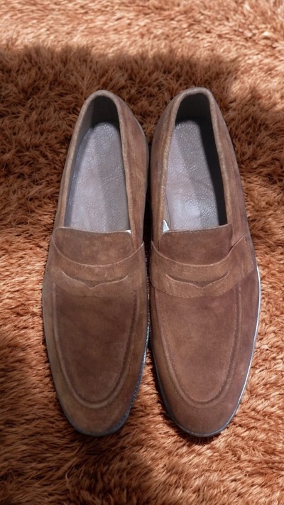 Brown Attractive Color Handmade Formal Tassels Loafers Slips On Shoes
