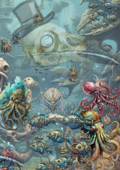 Secret Society of Octopi Art