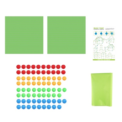 218Pcs Building Kit Toy For 5-8 Years Old Kids Creative STEM Engineering Construction Toy Set Tent Castle Rocket Indoor Outdoor Perfect Gift For Boy G