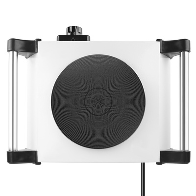 1000W Electric Single Burner Portable Heating Hot Plate Stove Countertop RV Hotplate with 5 Temperature Adjustments Portable Handles-Silver-Single