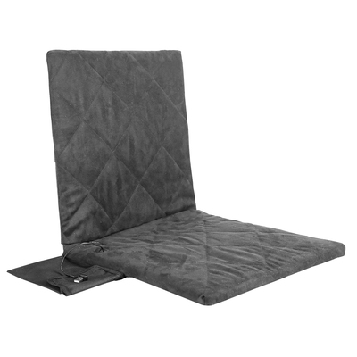 Portable Heated Seat Cushion with 3 Temperature Levels Foldable USB Plug Powered Heating Pad For Outdoor Winter Car Camping Fishing-Gray