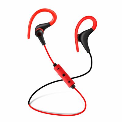 Wireless Sport In-Ear Headphones V4.1 - Sweat-proof, Noise Canceling, Hands-free - for Running, Hiking, Travel - with Mic-Black