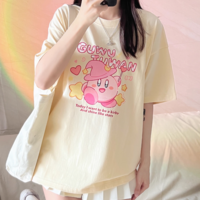 *Free Shipping*TODAY I WANT TO BE A KIRBY AND SHINE LIKE STARS TEE - Thumbnail 1