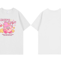 *Free Shipping*TODAY I WANT TO BE A KIRBY AND SHINE LIKE STARS TEE - Thumbnail 5