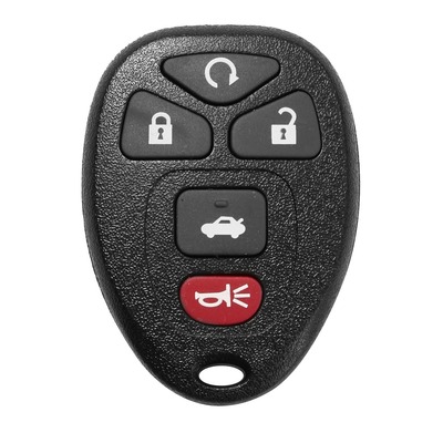 2 Keyless Entry Car Key Remote Key Fob Case Button Pad Replacement for 2004-2010 Chevrolet Malibu KOBGT04A-Black