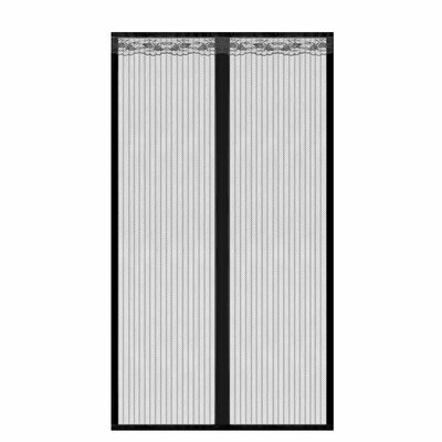 Magnetic Mesh Curtain Hands-free Fly Mesh Door Curtain 39x82 Self-adhesive Door Screen Anti Mosquito Bugs