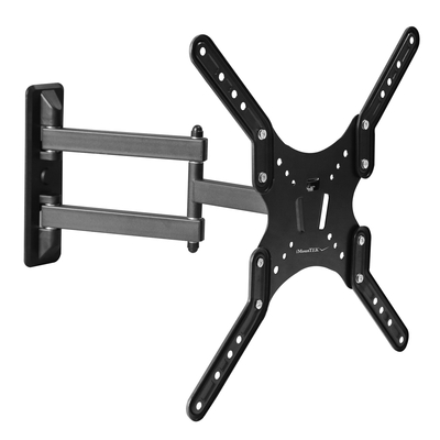 Fixed TV Wall Mount Bracket For 23-55in LED/LCD/PLASMA Flat TV VESA 400x400mm ??8? Tilt ??90? Swivel-Black