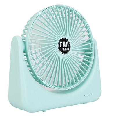6.5in Desk Fan USB Powered 2 Speeds Table Cooling Fan Tilt Quiet Desktop Fan for Bedroom Office-Light Green