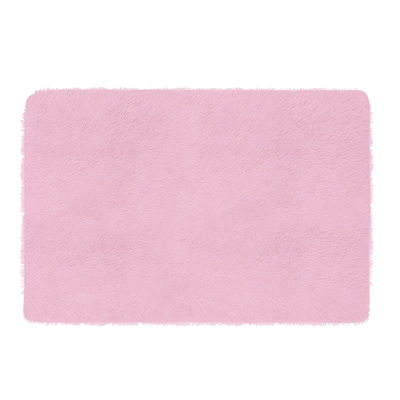 Fluffy Bedroom Rug 4 ? x 2.6 ? Anti-Skid Shaggy Area Rug Decorative Floor Carpet Mat for Nursery Bedroom Living Room-Pink