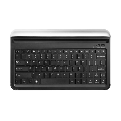 Ultra-portable Wireless Keyboard with Built-in Stand for MX1080 and EX1080 in Silver-Silver