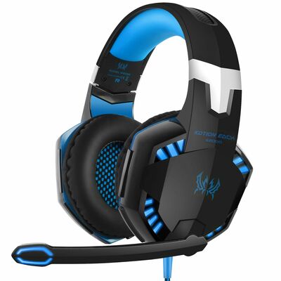 Kotion Each G2000 Gaming Headset - Over Ear Headphones for PS4 Xbox Nintendo Switch PC Laptop - Packs & Pieces-Blue