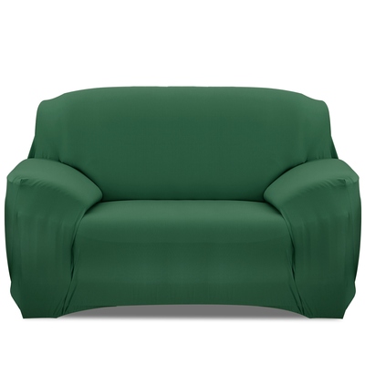 Sofa Cover Printed Stretch Sofa Furniture Cover Soft Sofa Slipcover Polyester Furniture Protector Cover-Dark Green