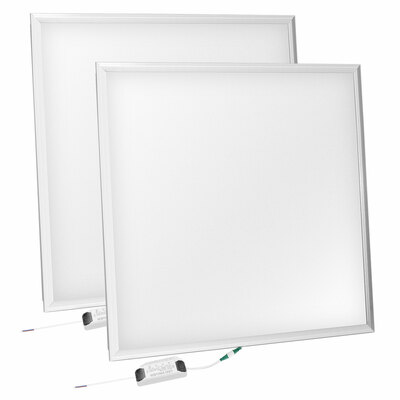 48W 2??2FT LED Panel Light 5800LM 7000K Ceiling Lighting 150W Equivalent LED Troffer Recessed Edge-Lit-2-Pack