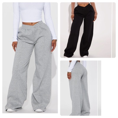 Wide Leg Sweatpants-TD
