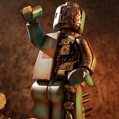 Arttoy by sanktoys "sank-block builder-blues"  - Thumbnail 5