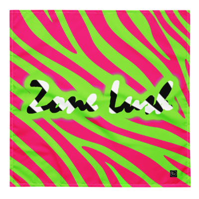 Neon Zebra BANDANA