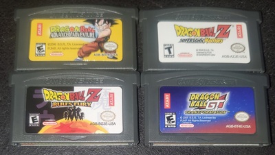 DBZ Buu's Fury, Supersonic Warriors, Advanced Adventure, GT Transformation GBA Video Game Boy Advance Nintendo