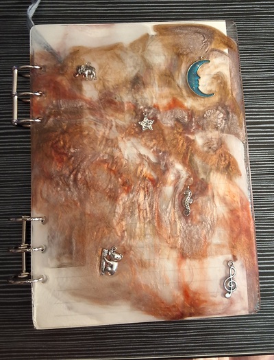 Large resin notebook