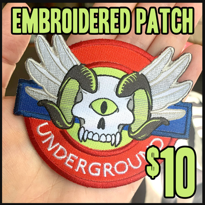 Underground Logo Embroidered Patch