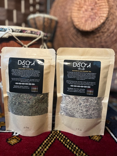 Parasite Cleanse Bundle - Anti-Worm & Parasite Tea with Anti-Sugar Craving Tea