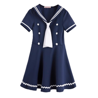 Cute Macaron Navy Sailor Dress - Thumbnail 7