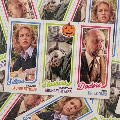 Halloween 1978 Triptych - Custom Horror Trading Card