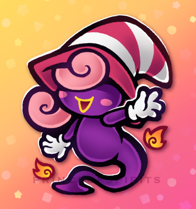 (Holo) Vivian Paper Mario Print