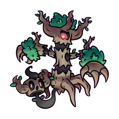 Phantump & Trevenant Vinyl Sticker