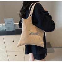 Chic Studded Leather Shoulder Bag - Thumbnail 2