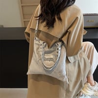 Chic Studded Leather Shoulder Bag - Thumbnail 4