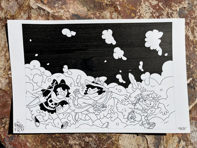 The Wizerd Original Art - Title Page (Spread)