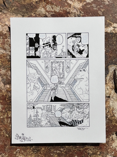 The Wizerd Original Art - Let Me Give You The Tour