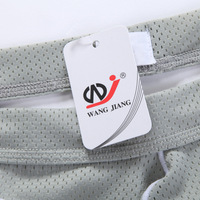 2PK Gay men's sexy underwear mesh perforated holes double thong Wangjiang lingerie underpants Gray 4003SD - Thumbnail 8