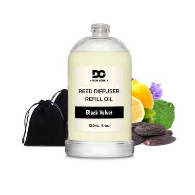 Daniella's Candles Black Velvet Reed Diffuser Refill Oil 3.4oz/100mL