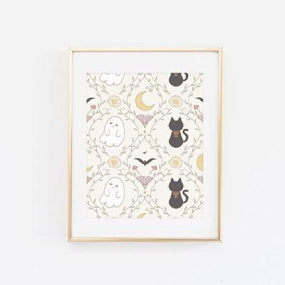 Halloween pattern (color options available) - Thumbnail 1