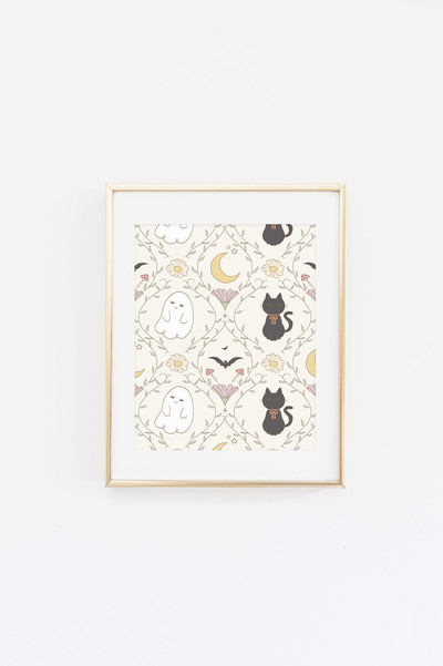 Halloween Pattern (Color Options Available)