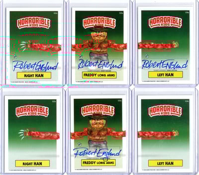 Horrorible Kids ROBERT ENGLUND - CELEBRITY AUTO Card Set