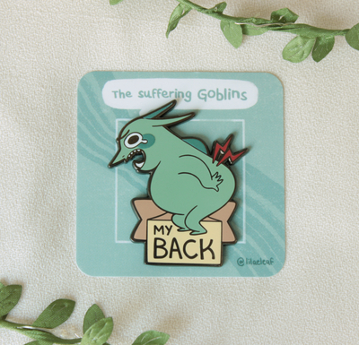 My BACK Enamel Pin