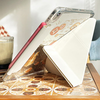 Y Fold Bread Pattern Cover For iPad Air Pro New iPad IPC02 - Thumbnail 2