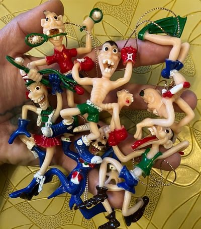 Spooky Kooky Weirdo People Vintage Gigantor Jigglers