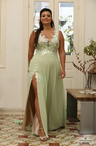 Plus Size Mother of Bride/ Groom Dress Simple Lace Evening Formal Gowns Prom Dress