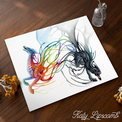 Double Dragons - Print