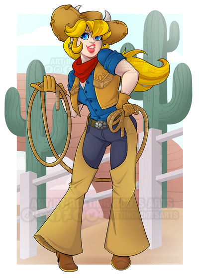 Cowgirl Peach