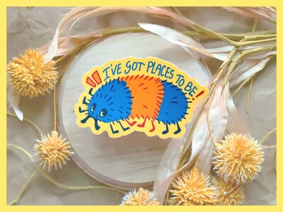 Wooly Caterpillar | Sticker