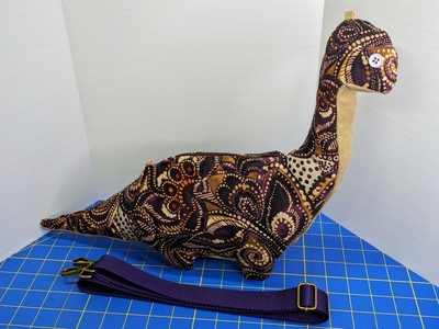 Bag-O-Saurs: Bronto - Purple & Brown (Prototype)
