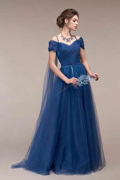 Royal Blue Mother of Bride/ Groom Dress SimpleEvening Formal Gowns Prom Dress