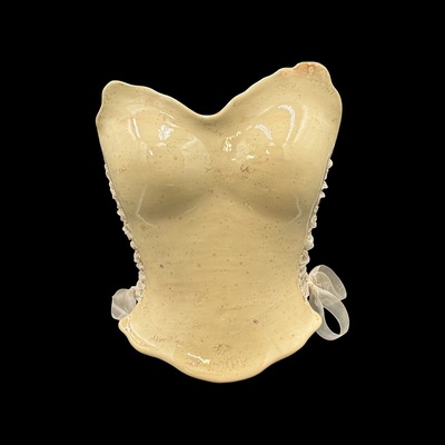 Bottocino 3 piece wearable ceramic corset by: Nicole Moan