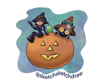 Halloween Vinyl Sticker